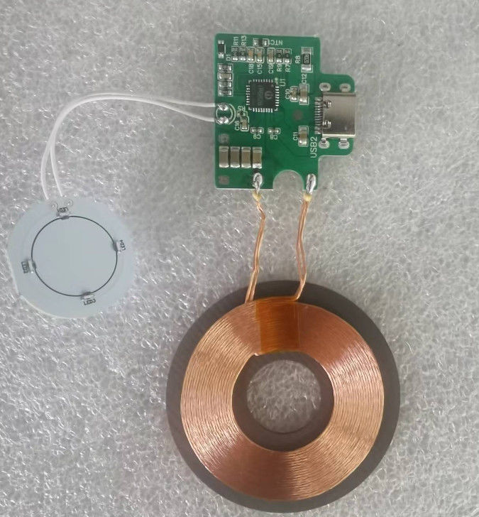 Assemblaggio di circuiti stampati PCBA per caricabatterie con connettore di tipo C supporta la ricarica veloce wireless 15W