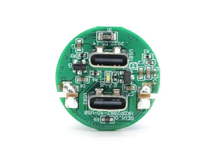 FR4 Assemblaggio di schede di circuiti stampati PCBA per caricabatterie Con 2 connettori di tipo C Supporta la ricarica veloce da 15W