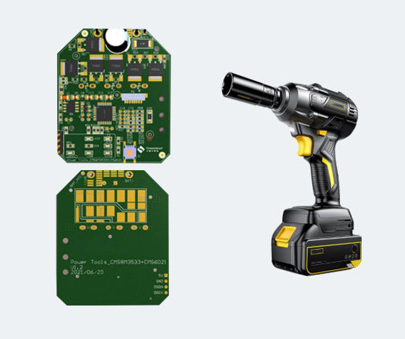 Fabbricazione di assieme di schede PCB per supporto di utensili elettrici Controllo delle onde quadrate non induttivo