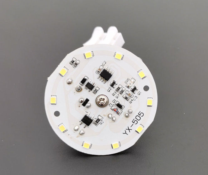 PCBA con 10 LED e connettore USB per il rilevamento vocale e luminoso