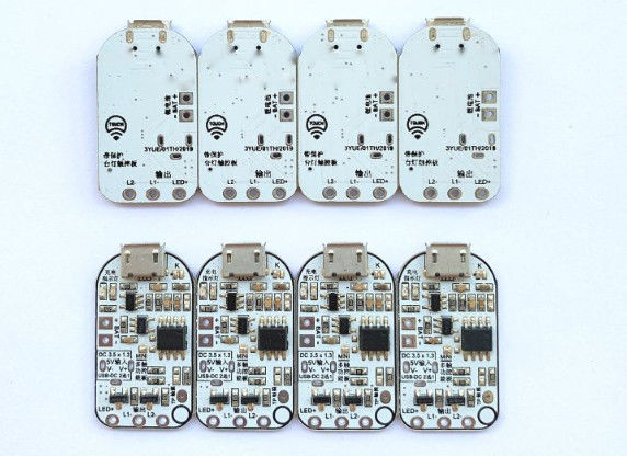 PCBA per la lampada da tavolo a controllo tattile con tre LED di attenuazione senza step supporta la protezione della carica e della scarica